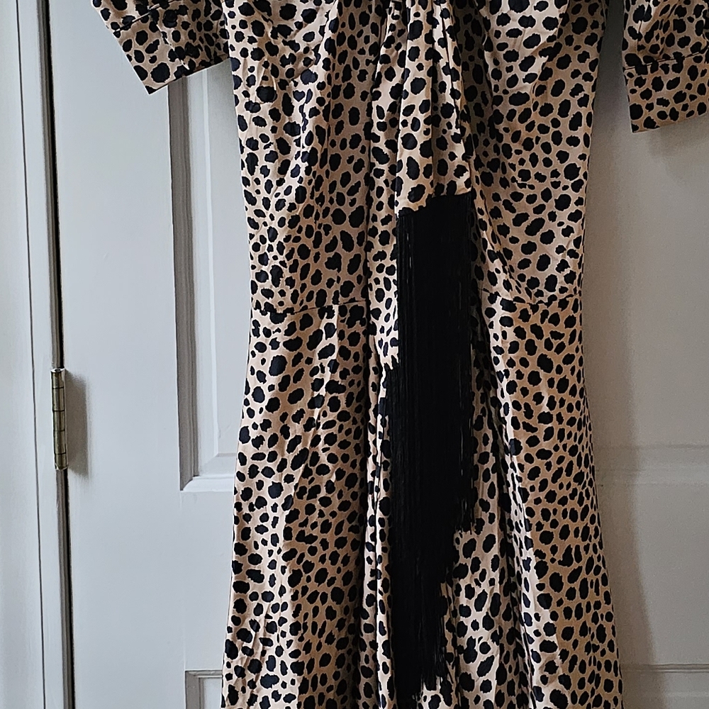 Delfi Collective V-Neck Knot-Front Dress - Picture 11 of 11